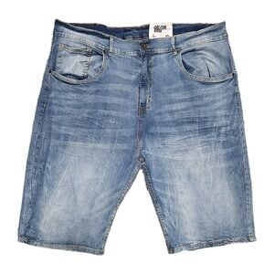 Evolution In Design Slim Denim Shorts Men's 48W (44x14) Hip Hop Streetwear Y2K